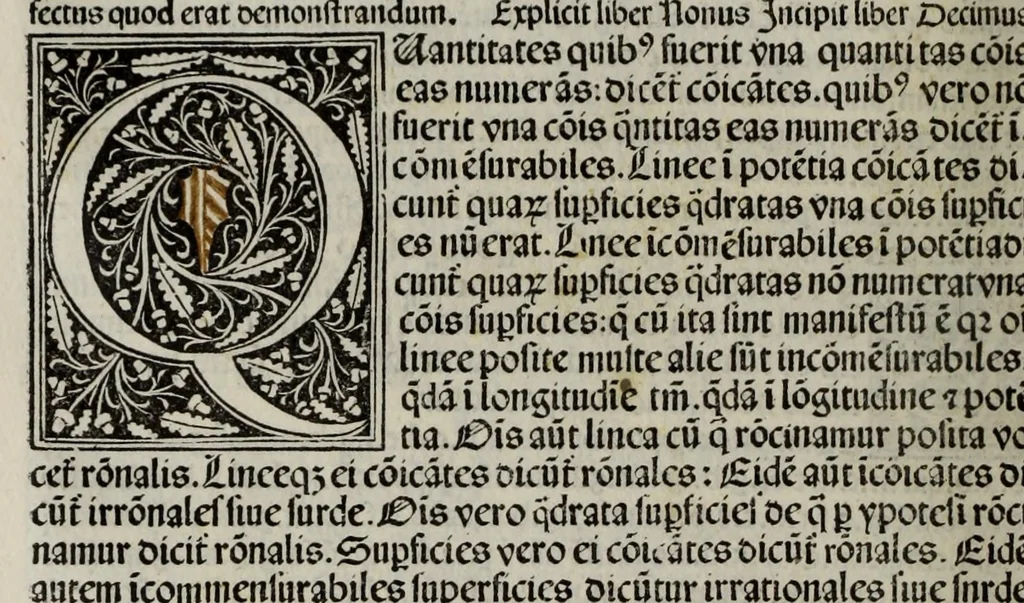 An illustration from Preclarissimus liber elementorum Euclidis perspicacissimi: in artem geometrie incipit qua[m] foelicissime, leaf 140