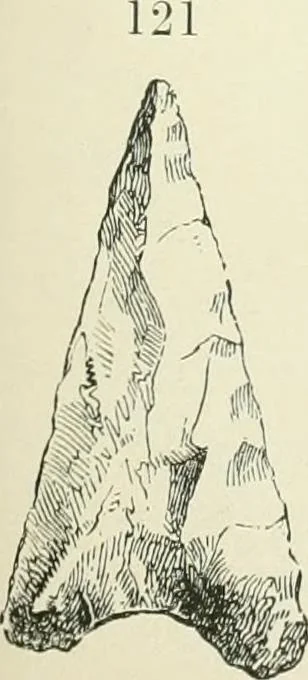 An illustration from Pre-historic times: as illustrated by ancient remains and the manners and customs of modern savages, 1900, leaf 166