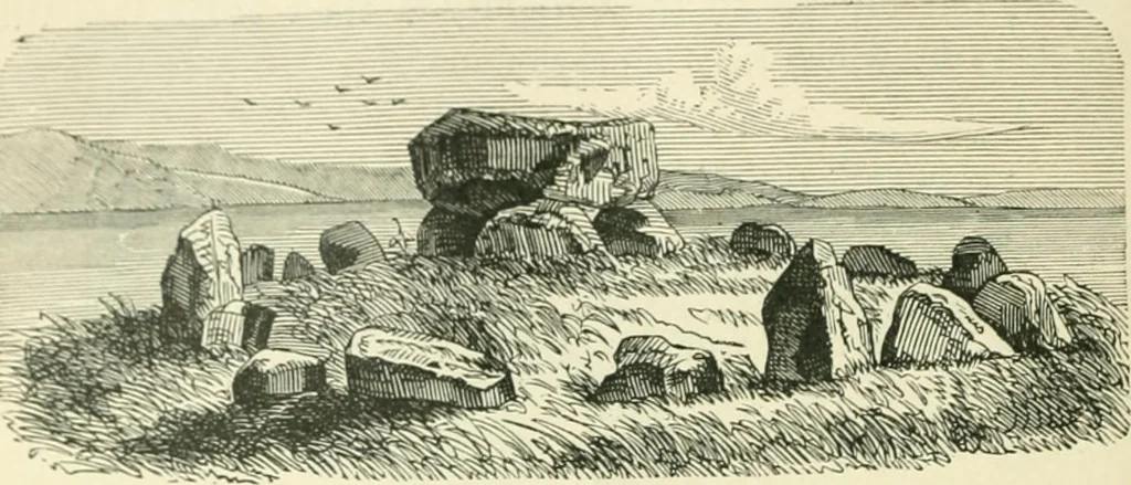 An illustration from Pre-historic times: as illustrated by ancient remains and the manners and customs of modern savages, 1900, leaf 181