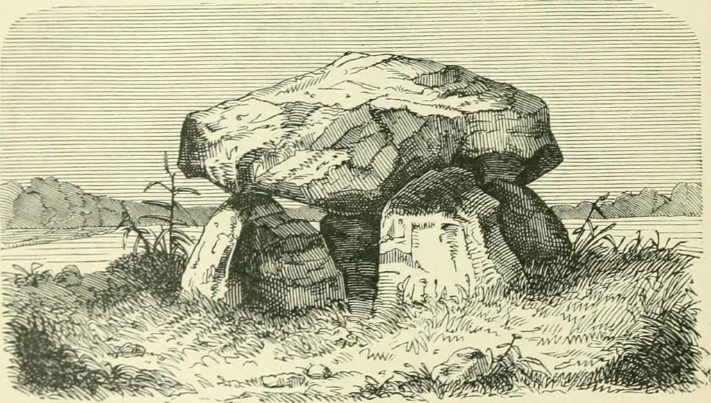 An illustration from Pre-historic times: as illustrated by ancient remains and the manners and customs of modern savages, 1900, leaf 181