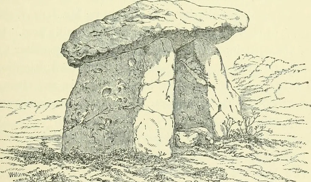 An illustration from Pre-historic times: as illustrated by ancient remains and the manners and customs of modern savages, 1900, leaf 182