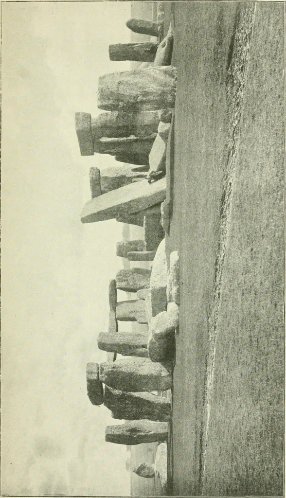An illustration from Pre-historic times: as illustrated by ancient remains and the manners and customs of modern savages, 1900, leaf 186