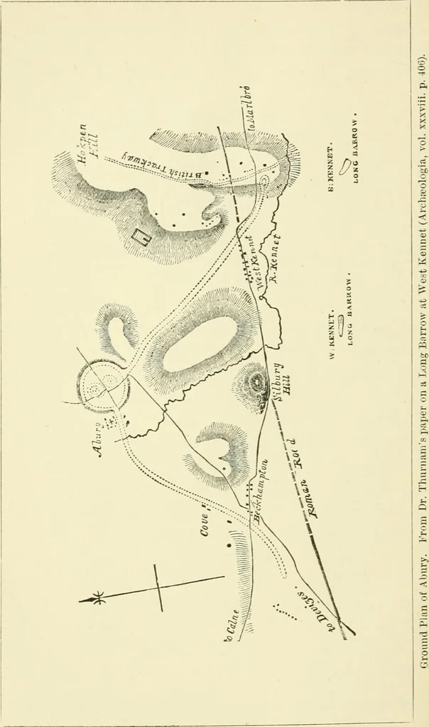 An illustration from Pre-historic times: as illustrated by ancient remains and the manners and customs of modern savages, 1900, leaf 195