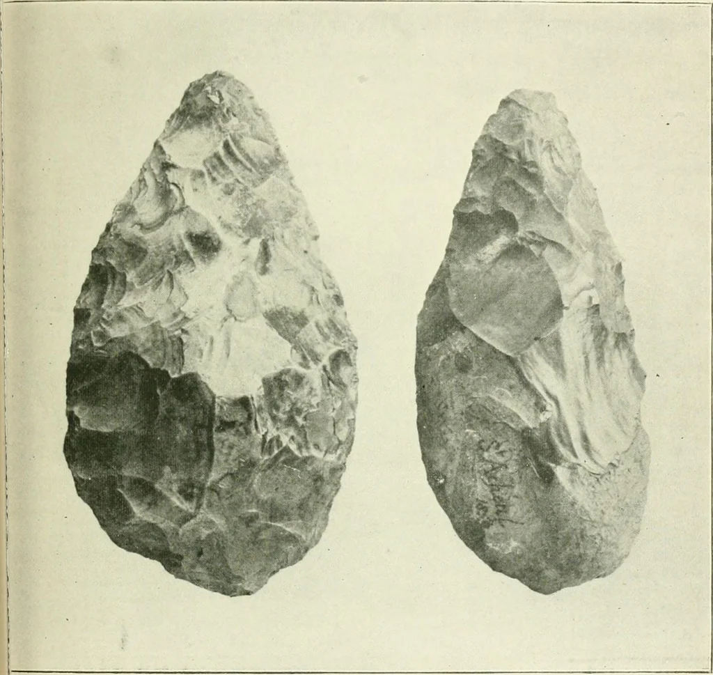 An illustration from Pre-historic times: as illustrated by ancient remains and the manners and customs of modern savages, 1900, leaf 432
