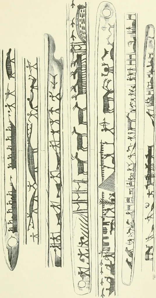 An illustration from Pre-historic times: as illustrated by ancient remains and the manners and customs of modern savages, 1900, leaf 604