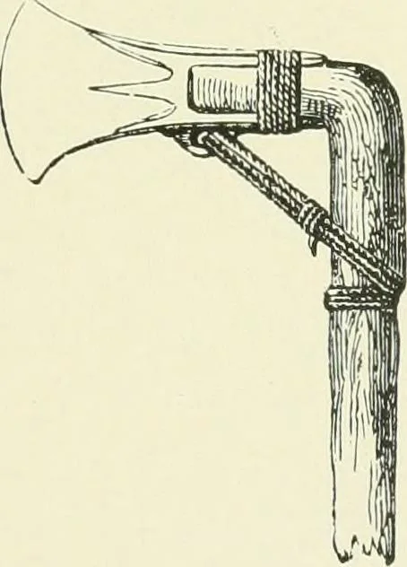 An illustration from Pre-historic times: as illustrated by ancient remains and the manners and customs of modern savages, 1900, leaf 66