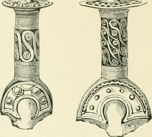An illustration from Pre-historic times: as illustrated by ancient remains and the manners and customs of modern savages, 1900, leaf 75