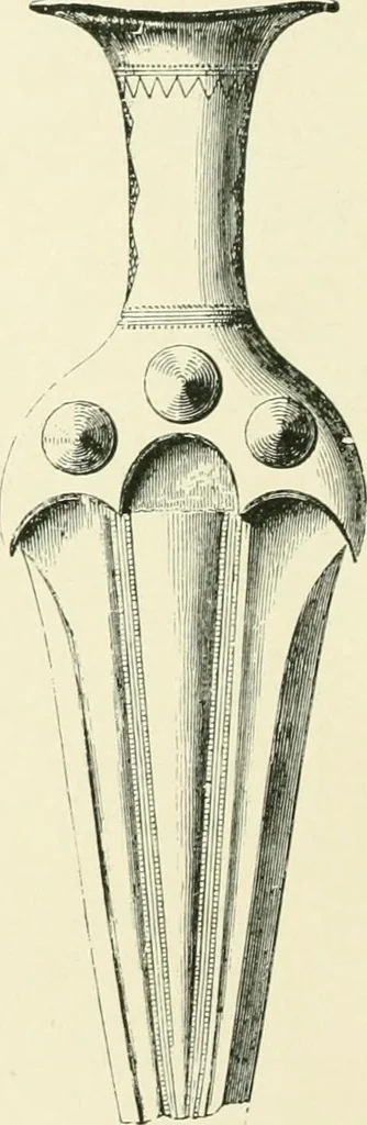 An illustration from Pre-historic times: as illustrated by ancient remains and the manners and customs of modern savages, 1900, leaf 75