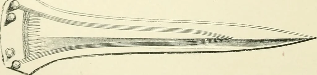 An illustration from Pre-historic times: as illustrated by ancient remains and the manners and customs of modern savages, 1900, leaf 75
