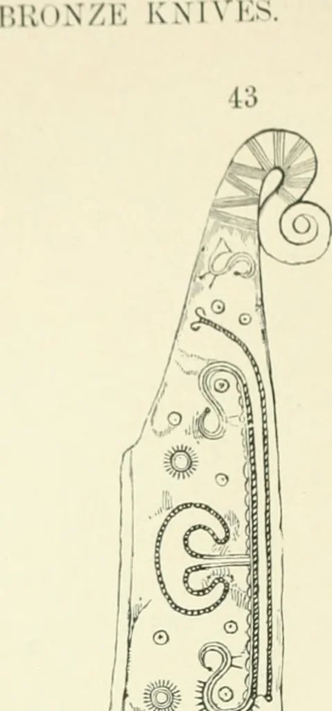 An illustration from Pre-historic times: as illustrated by ancient remains and the manners and customs of modern savages, 1900, leaf 81