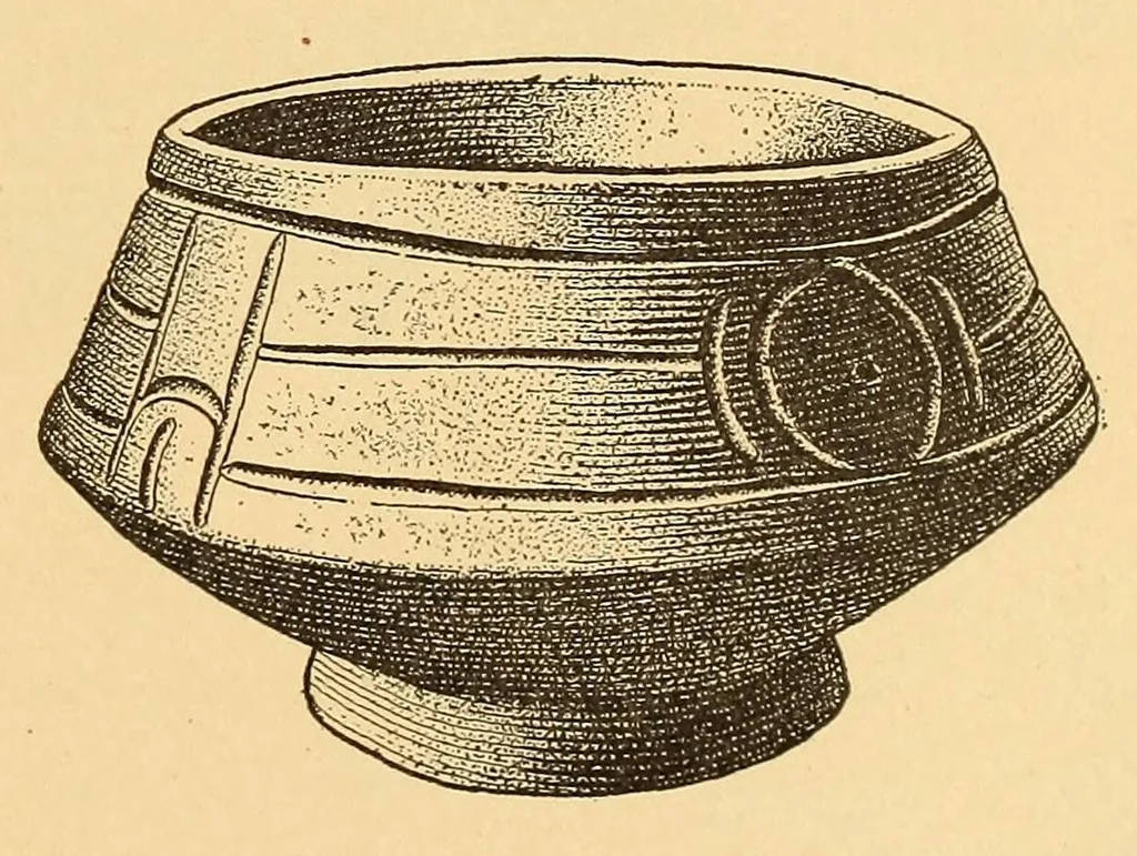 An illustration from Prehistoric objects from a shell-heap at Erin bay, Trinidad, 1914, leaf 25