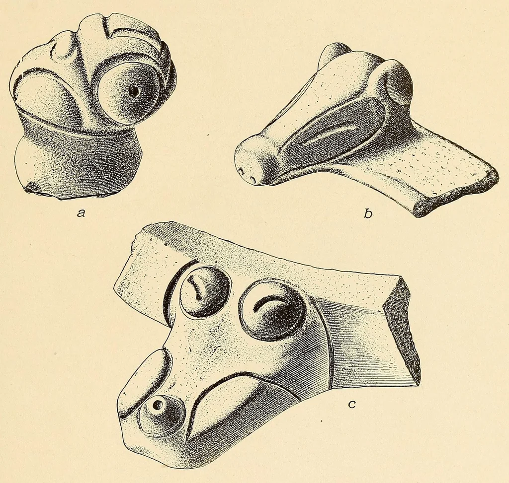 An illustration from Prehistoric objects from a shell-heap at Erin bay, Trinidad, 1914, leaf 31