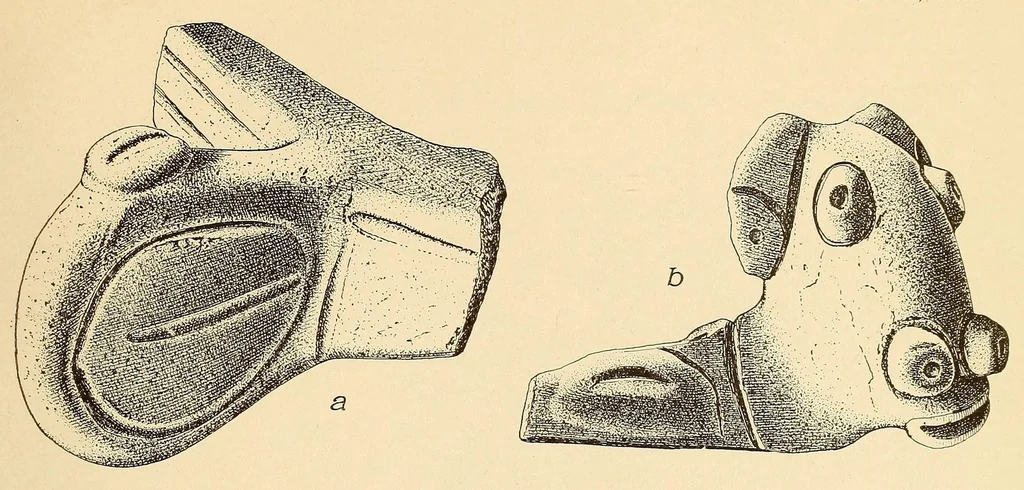 An illustration from Prehistoric objects from a shell-heap at Erin bay, Trinidad, 1914, leaf 37