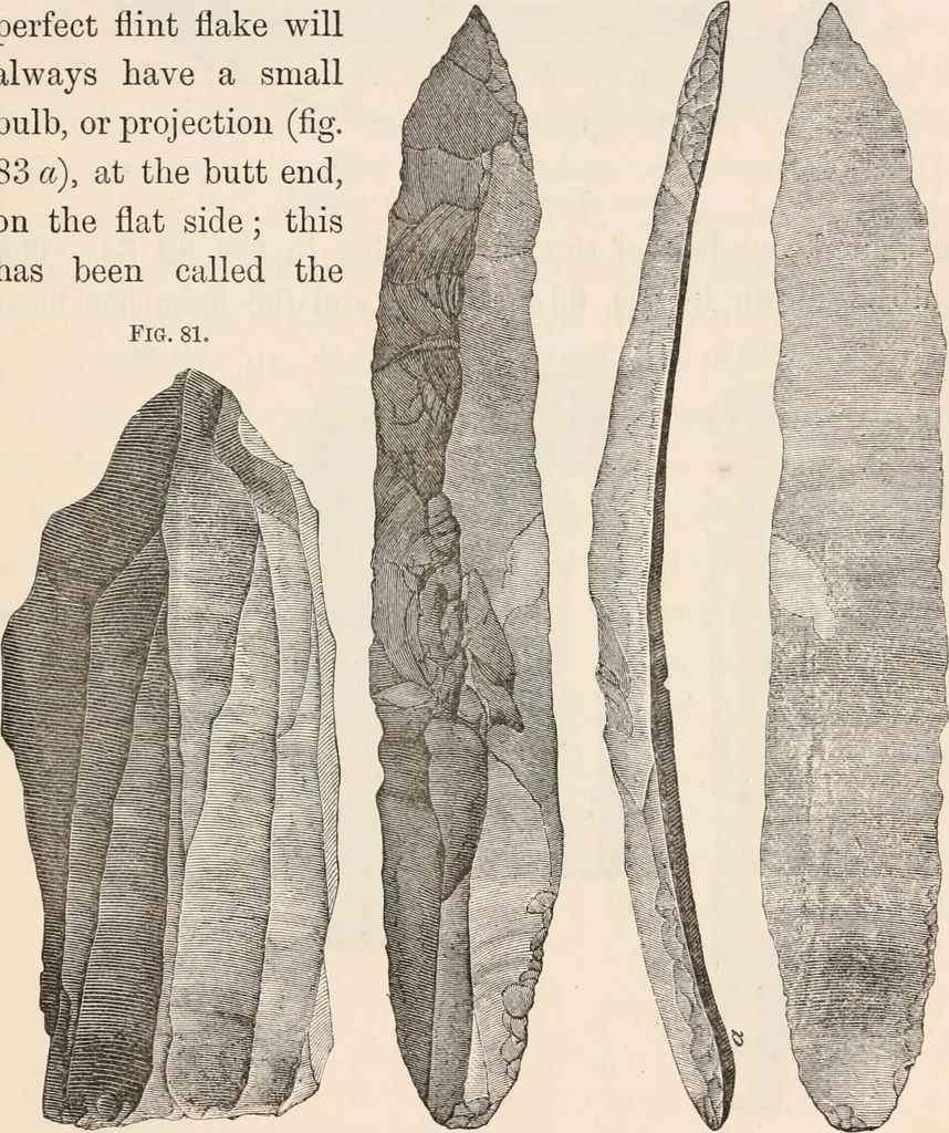 An illustration from Pre-historic times, as illustrated by ancient remains and the manners and customs of modern savages, 1892, leaf 122