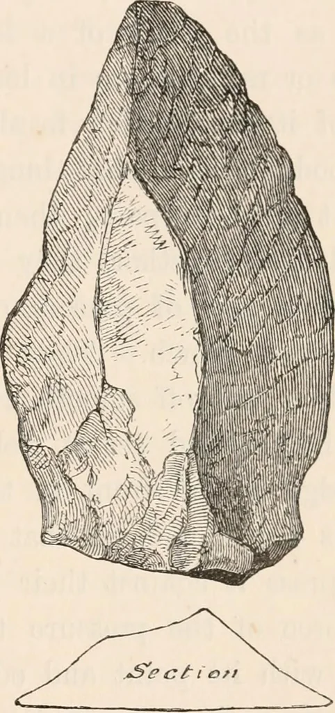 An illustration from Pre-historic times, as illustrated by ancient remains and the manners and customs of modern savages, 1892, leaf 126