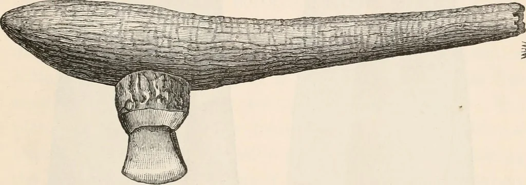 An illustration from Pre-historic times, as illustrated by ancient remains and the manners and customs of modern savages, 1892, leaf 130