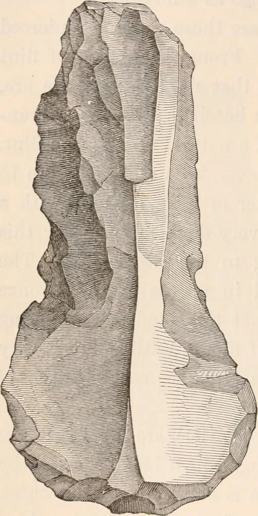 An illustration from Pre-historic times, as illustrated by ancient remains and the manners and customs of modern savages, 1892, leaf 133