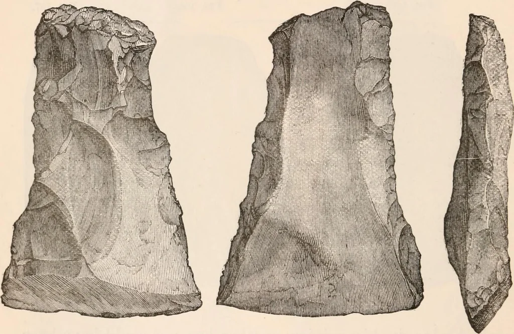 An illustration from Pre-historic times, as illustrated by ancient remains and the manners and customs of modern savages, 1892, leaf 135