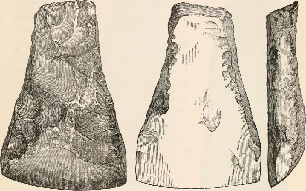 An illustration from Pre-historic times, as illustrated by ancient remains and the manners and customs of modern savages, 1892, leaf 136