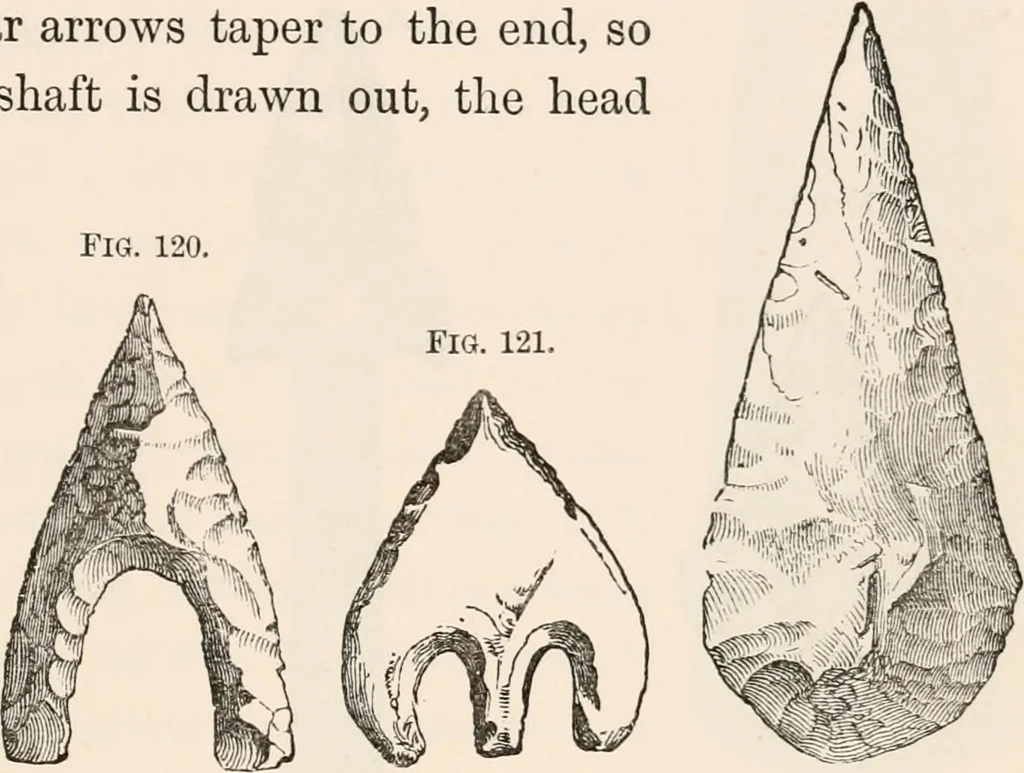 An illustration from Pre-historic times, as illustrated by ancient remains and the manners and customs of modern savages, 1892, leaf 140