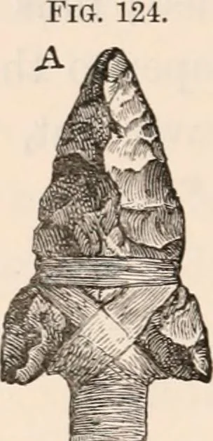 An illustration from Pre-historic times, as illustrated by ancient remains and the manners and customs of modern savages, 1892, leaf 141