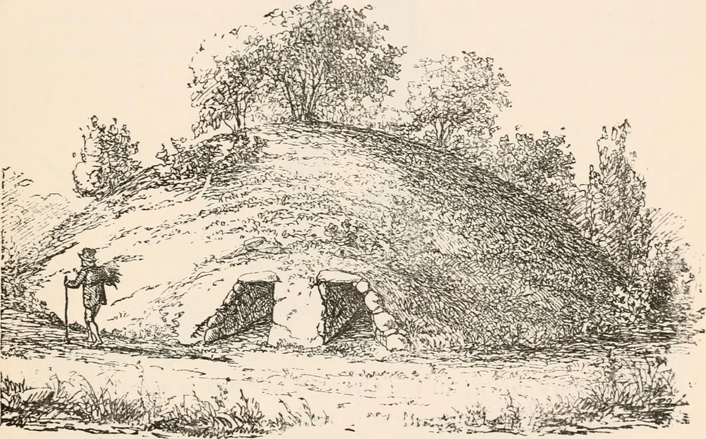 An illustration from Pre-historic times, as illustrated by ancient remains and the manners and customs of modern savages, 1892, leaf 146