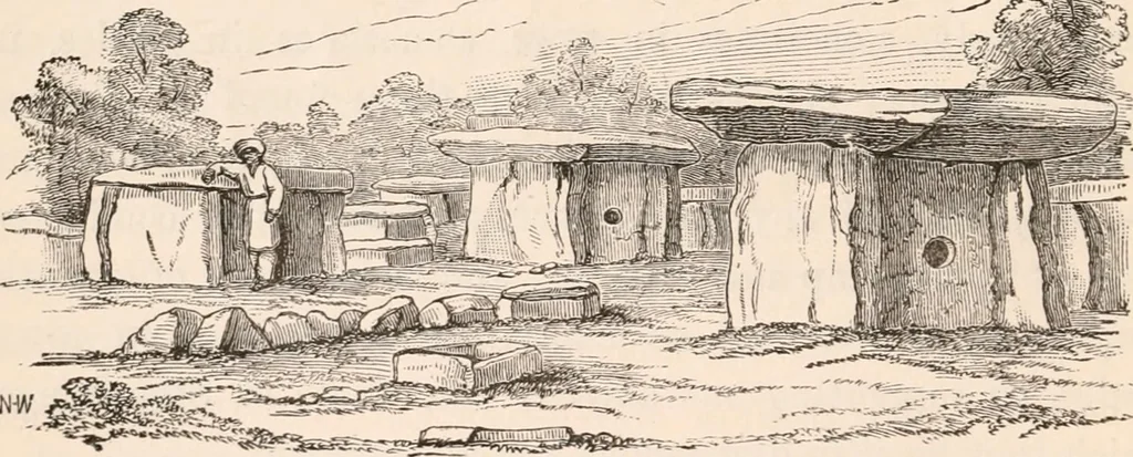 An illustration from Pre-historic times, as illustrated by ancient remains and the manners and customs of modern savages, 1892, leaf 167