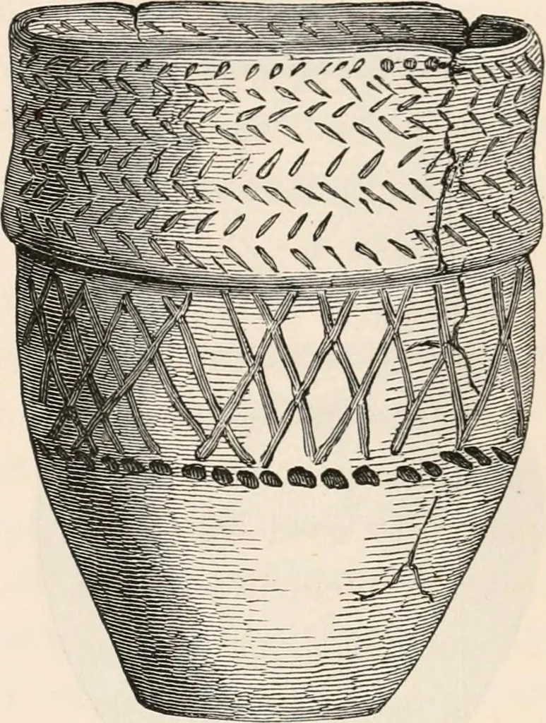 An illustration from Pre-historic times, as illustrated by ancient remains and the manners and customs of modern savages, 1892, leaf 206