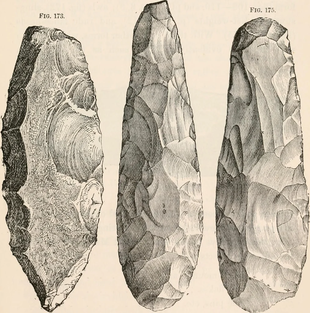 An illustration from Pre-historic times, as illustrated by ancient remains and the manners and customs of modern savages, 1892, leaf 276