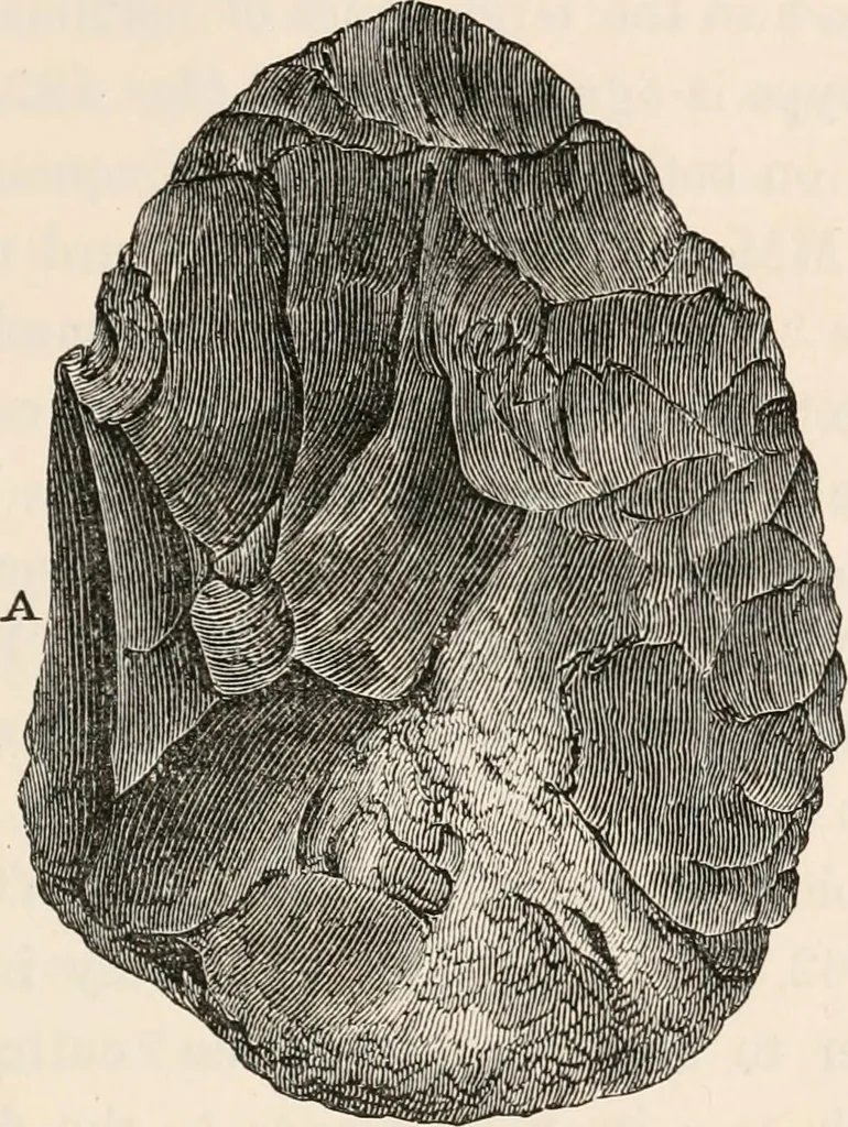 An illustration from Pre-historic times, as illustrated by ancient remains and the manners and customs of modern savages, 1892, leaf 364
