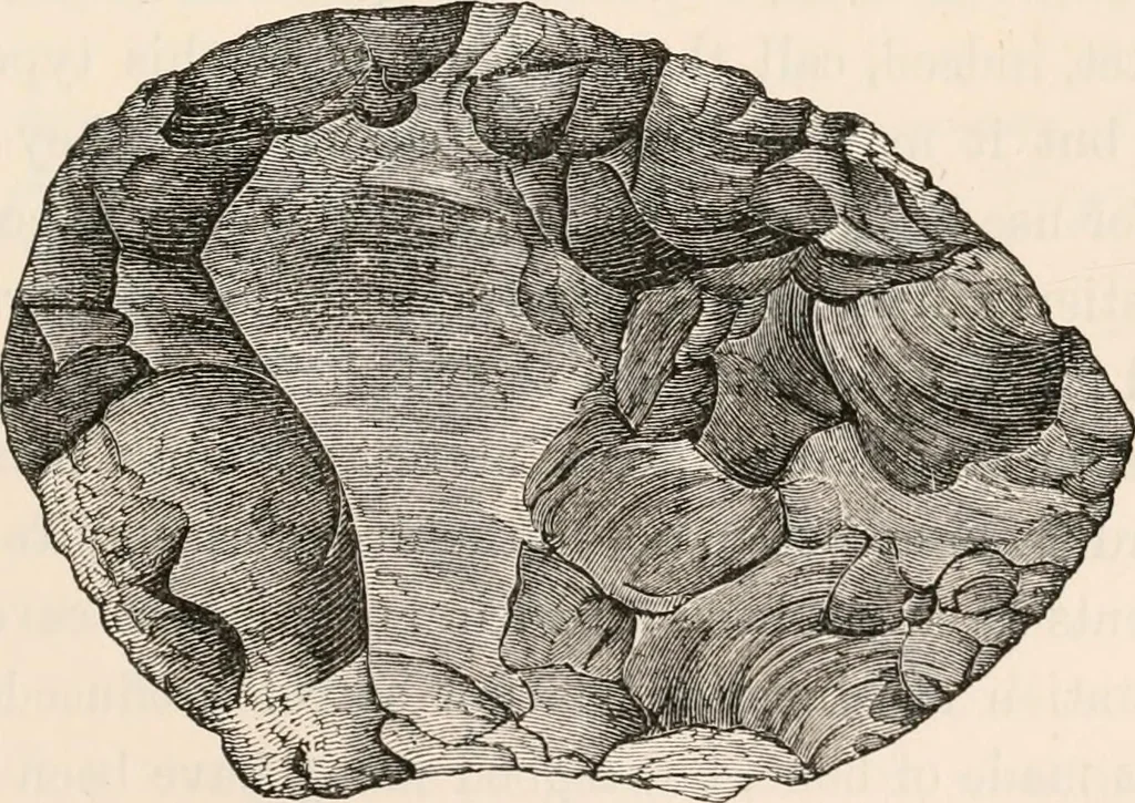 An illustration from Pre-historic times, as illustrated by ancient remains and the manners and customs of modern savages, 1892, leaf 364