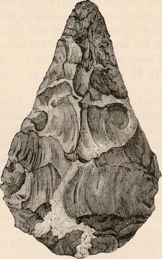 An illustration from Pre-historic times, as illustrated by ancient remains and the manners and customs of modern savages, 1892, leaf 383