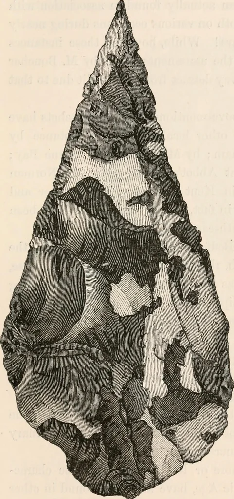 An illustration from Pre-historic times, as illustrated by ancient remains and the manners and customs of modern savages, 1892, leaf 384