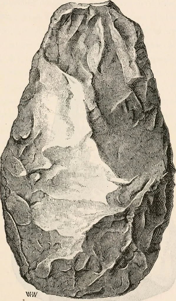 An illustration from Pre-historic times, as illustrated by ancient remains and the manners and customs of modern savages, 1892, leaf 386