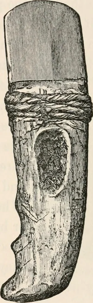 An illustration from Pre-historic times, as illustrated by ancient remains and the manners and customs of modern savages, 1892, leaf 538