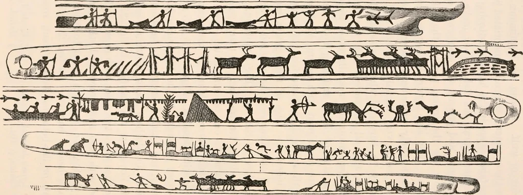 An illustration from Pre-historic times, as illustrated by ancient remains and the manners and customs of modern savages, 1892, leaf 547