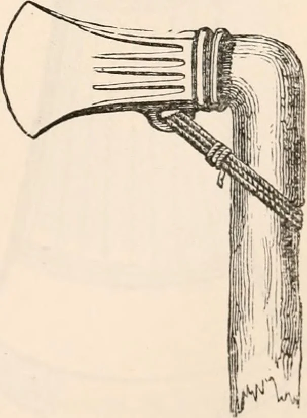 An illustration from Pre-historic times, as illustrated by ancient remains and the manners and customs of modern savages, 1892, leaf 58