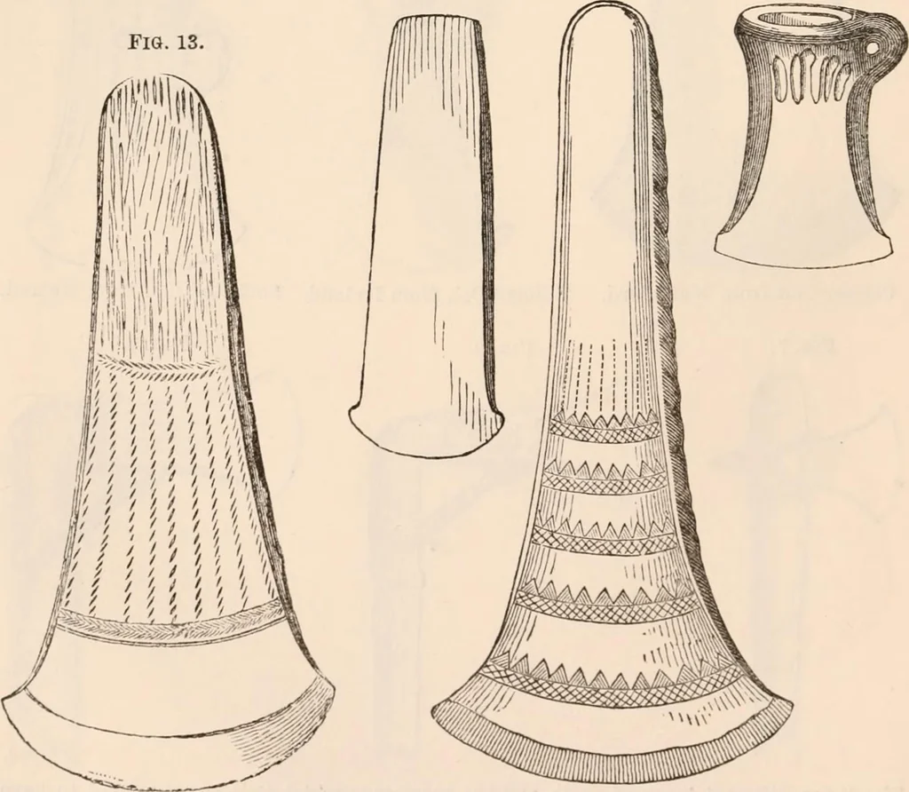 An illustration from Pre-historic times, as illustrated by ancient remains and the manners and customs of modern savages, 1892, leaf 59