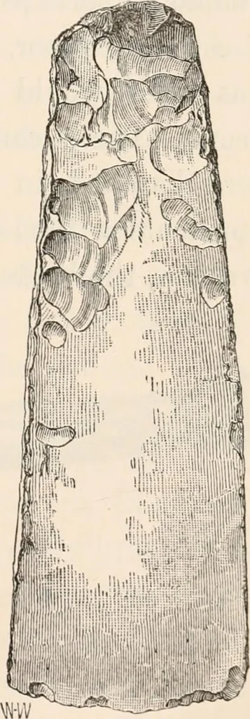An illustration from Pre-historic times, as illustrated by ancient remains and the manners and customs of modern savages, 1892, leaf 60