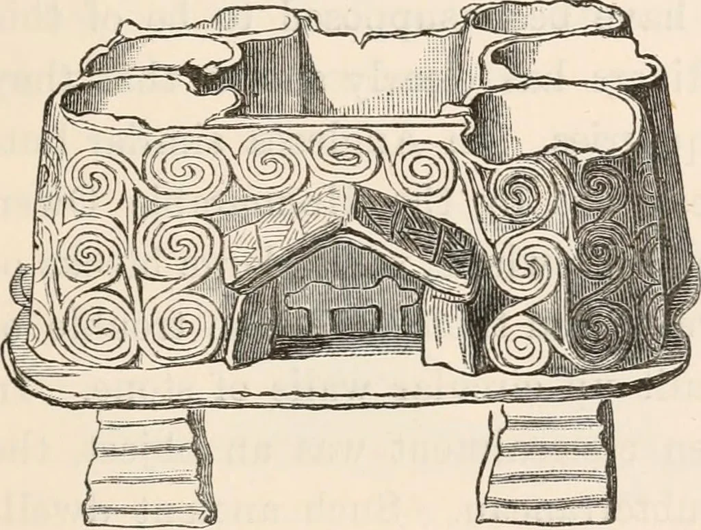 An illustration from Pre-historic times, as illustrated by ancient remains and the manners and customs of modern savages, 1892, leaf 86