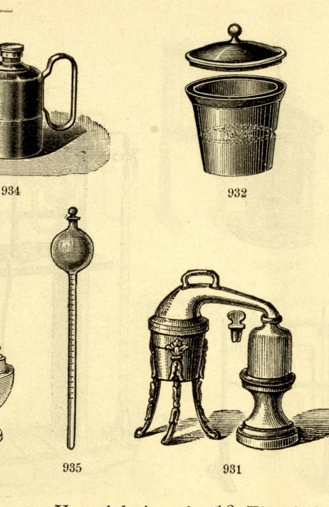 An illustration from Preis-verzeichniss uber chemische apparate und gerathschaften, chemische praparate und reagentien, 1898, leaf 87