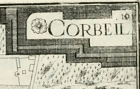An illustration from Premiere[-seconde] partie, Les plans et profilz de toutes les principalles villes et lieux considerables de France : ensemble les cartes generalles de chascune prouince & les particulières de chasque gouuernement d'icelles, 1636, leaf 1006