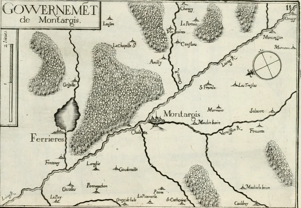 An illustration from Premiere[-seconde] partie, Les plans et profilz de toutes les principalles villes et lieux considerables de France : ensemble les cartes generalles de chascune prouince & les particulières de chasque gouuernement d'icelles, 1636, leaf 1008