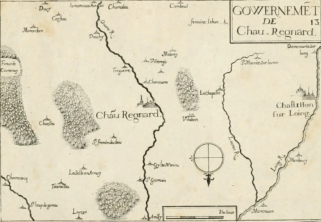 An illustration from Premiere[-seconde] partie, Les plans et profilz de toutes les principalles villes et lieux considerables de France : ensemble les cartes generalles de chascune prouince & les particulières de chasque gouuernement d'icelles, 1636, leaf 1012