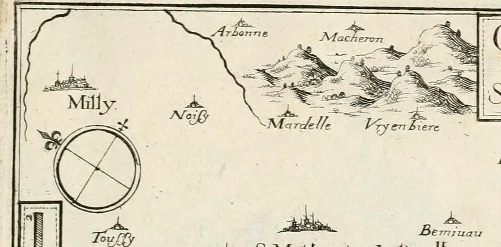 An illustration from Premiere[-seconde] partie, Les plans et profilz de toutes les principalles villes et lieux considerables de France : ensemble les cartes generalles de chascune prouince & les particulières de chasque gouuernement d'icelles, 1636, leaf 1016