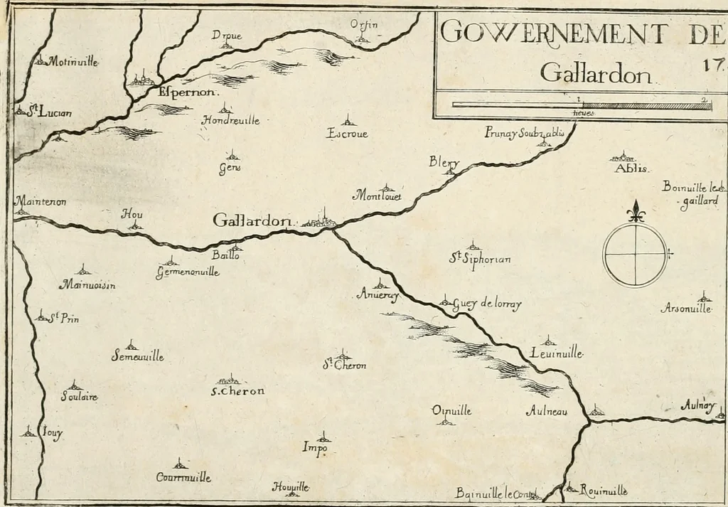 An illustration from Premiere[-seconde] partie, Les plans et profilz de toutes les principalles villes et lieux considerables de France : ensemble les cartes generalles de chascune prouince & les particulières de chasque gouuernement d'icelles, 1636, leaf 1020