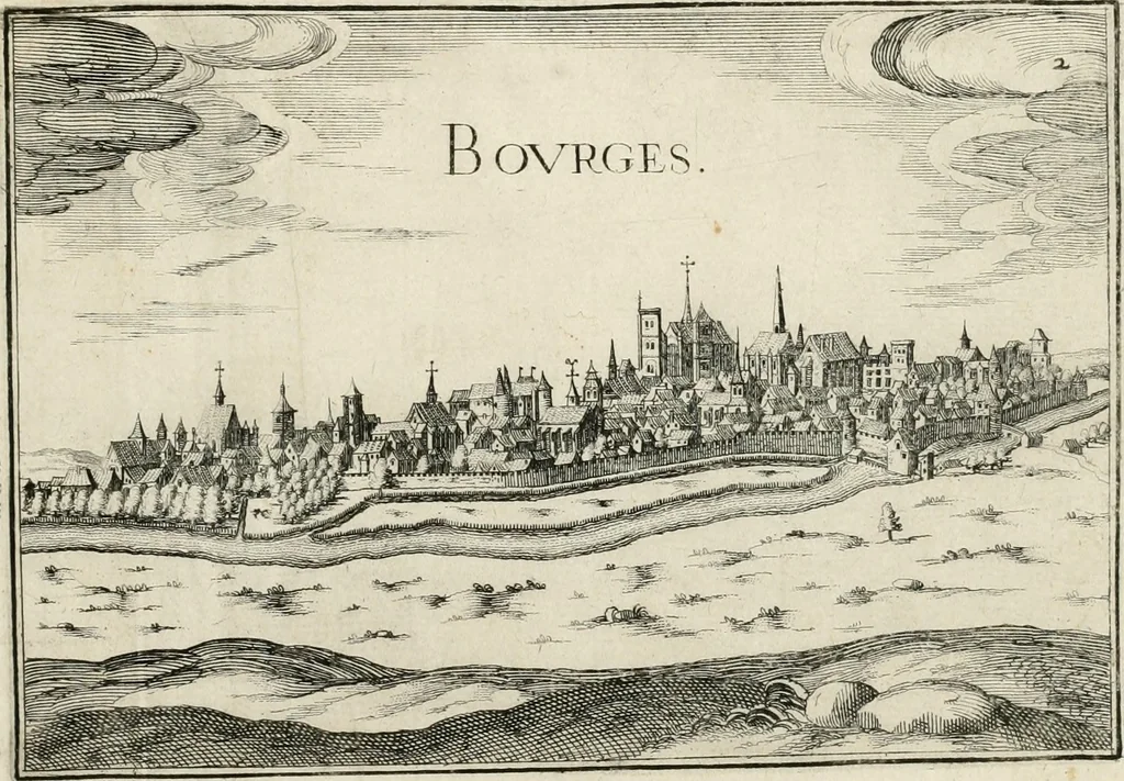 An illustration from Premiere[-seconde] partie, Les plans et profilz de toutes les principalles villes et lieux considerables de France : ensemble les cartes generalles de chascune prouince & les particulières de chasque gouuernement d'icelles, 1636, leaf 1026