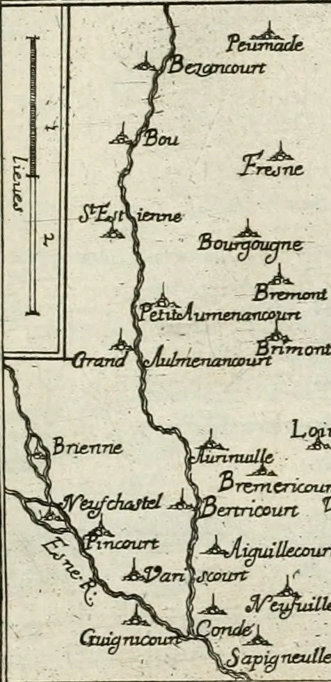 An illustration from Premiere[-seconde] partie, Les plans et profilz de toutes les principalles villes et lieux considerables de France : ensemble les cartes generalles de chascune prouince & les particulières de chasque gouuernement d'icelles, 1636, leaf 172