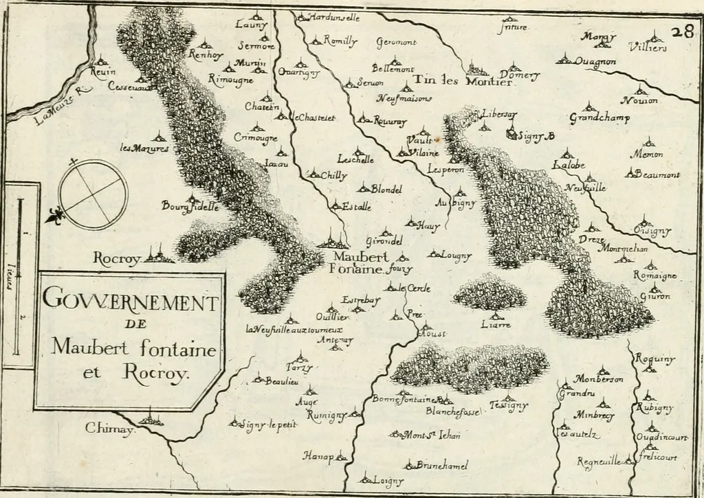 An illustration from Premiere[-seconde] partie, Les plans et profilz de toutes les principalles villes et lieux considerables de France : ensemble les cartes generalles de chascune prouince & les particulières de chasque gouuernement d'icelles, 1636, leaf 218