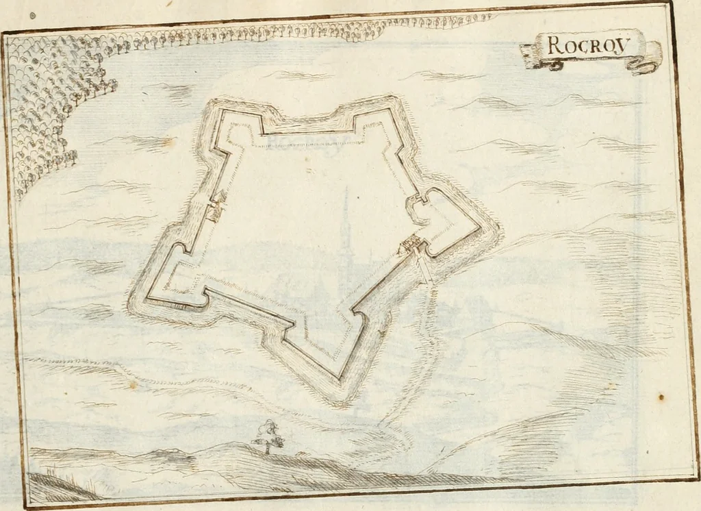 An illustration from Premiere[-seconde] partie, Les plans et profilz de toutes les principalles villes et lieux considerables de France : ensemble les cartes generalles de chascune prouince & les particulières de chasque gouuernement d'icelles, 1636, leaf 224